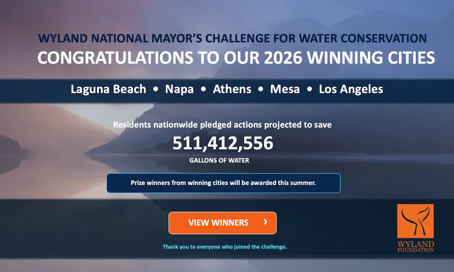 2026 Winning Cities Announcement